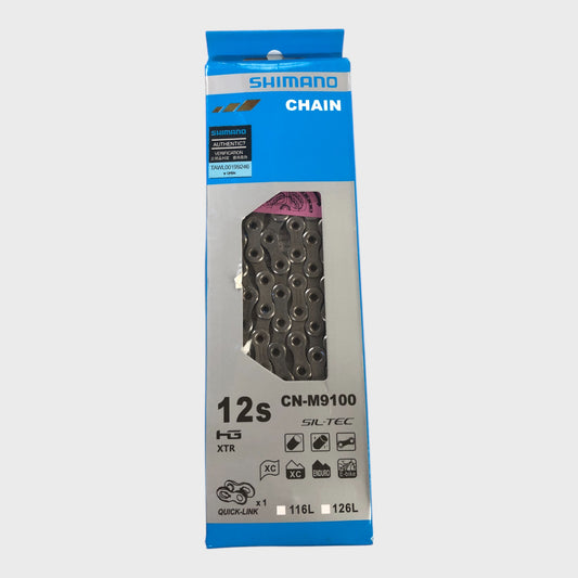 Shimano 12 Speed 126 Links XTR Bicycle Chain (CN-M9100)