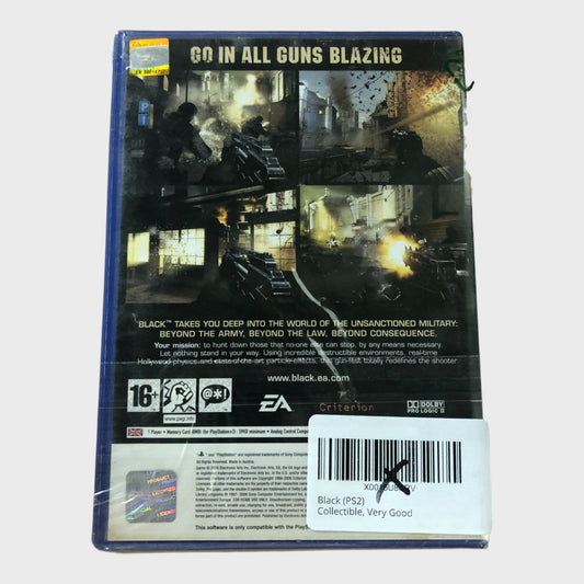 Black PlayStation2 Video Game (PS2) - Used