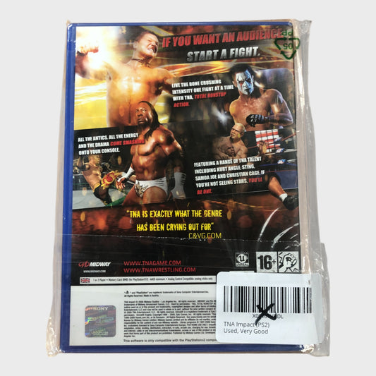 TNA Impact PlayStation2 Video Game (PS2) - Used