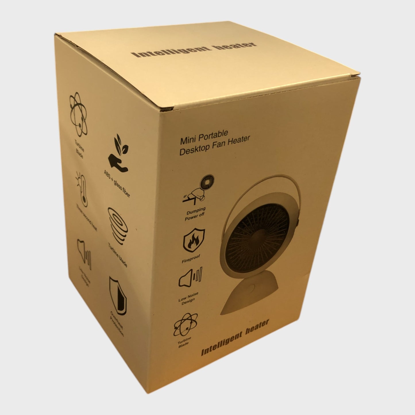 Intelligent Mini Portable Desktop Fan Heater