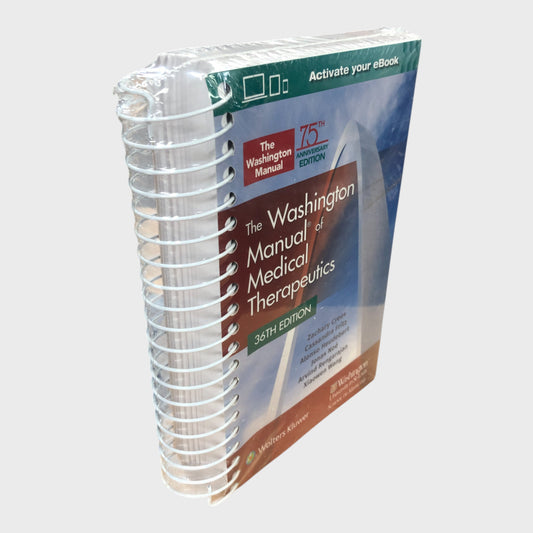 The Washington Manual of Medical Therapeutics - 36th ED - Spiral - New/Sealed