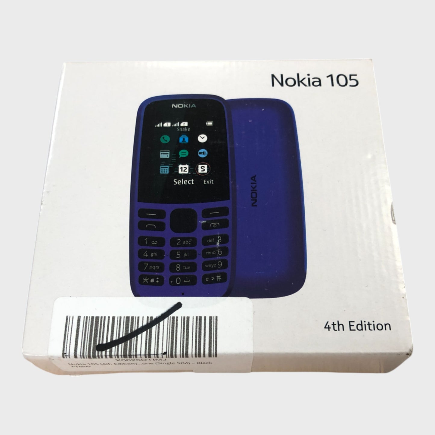 Nokia 105 4th Edition Mobile Phone - Black