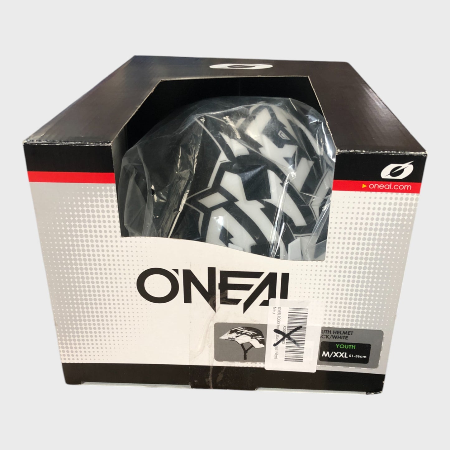O'NEAL Rookie Youth Bicycle Helmet - M/XXL - Black/White