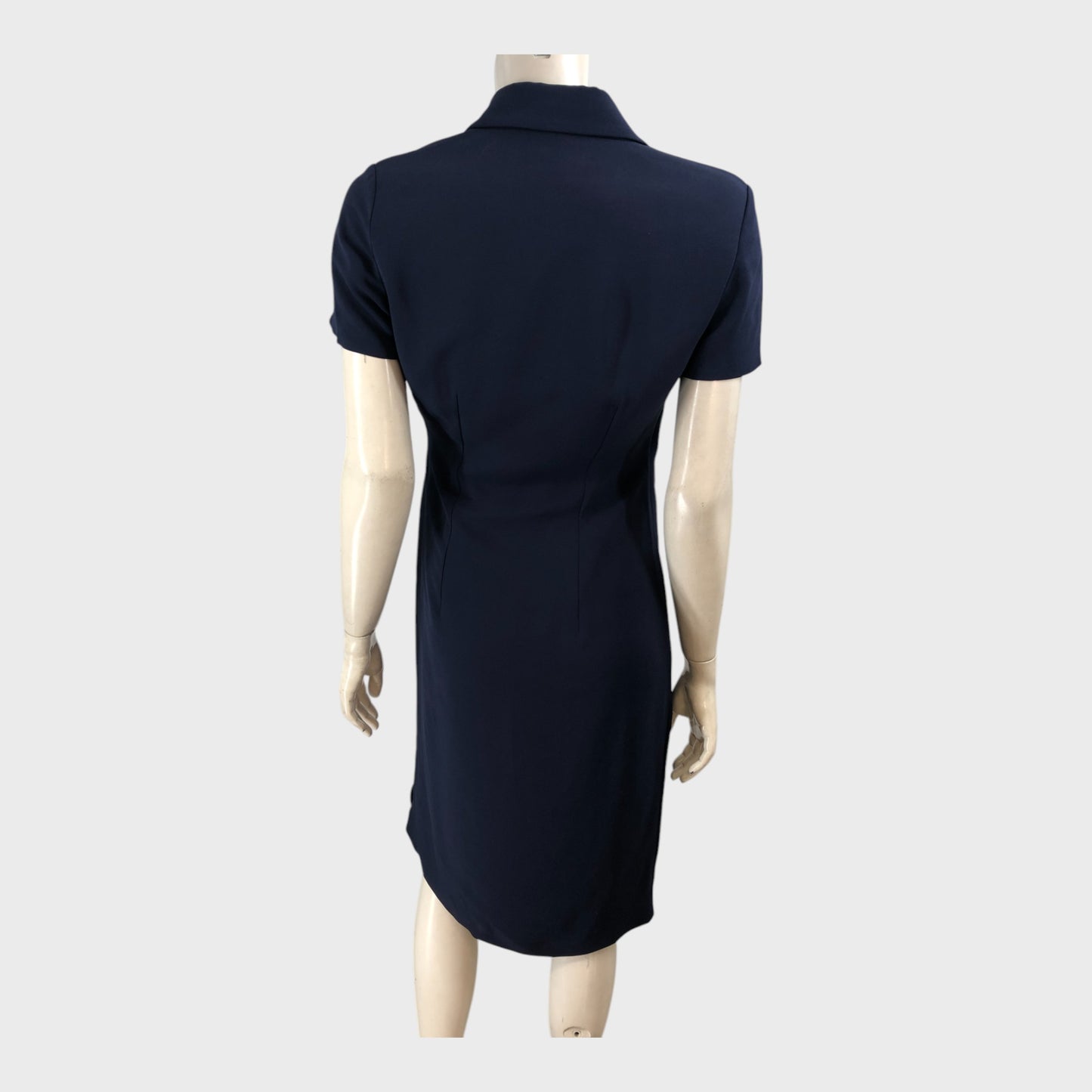 Midnight Navy Wrap Dress