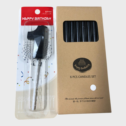 Birthday Candles - 6 Piece Set