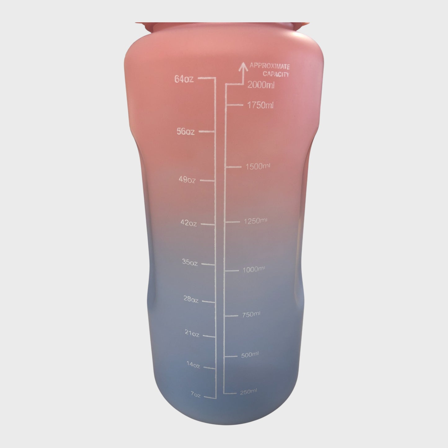 Assorted Gradient Coloured 2 Litre Water Bottle With Carry Handle