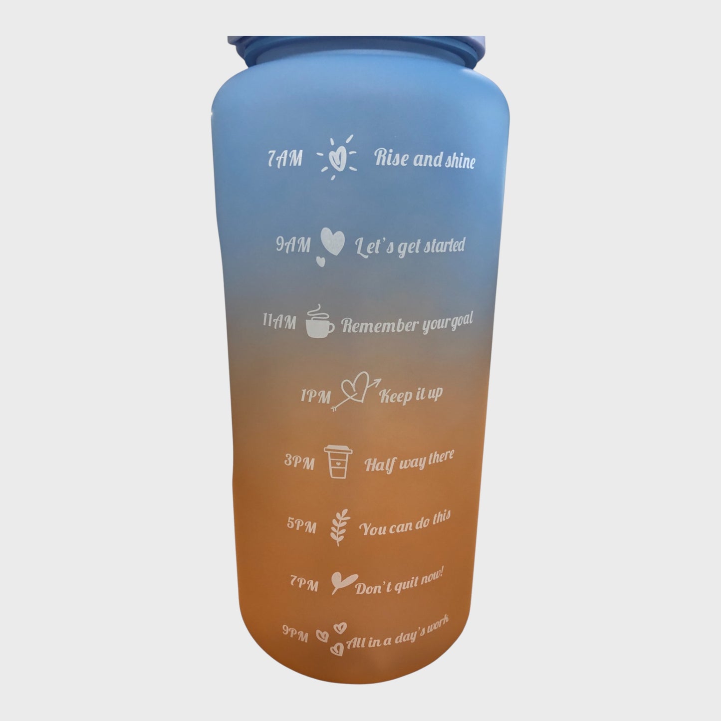 Assorted Gradient Coloured 2 Litre Water Bottle With Carry Handle