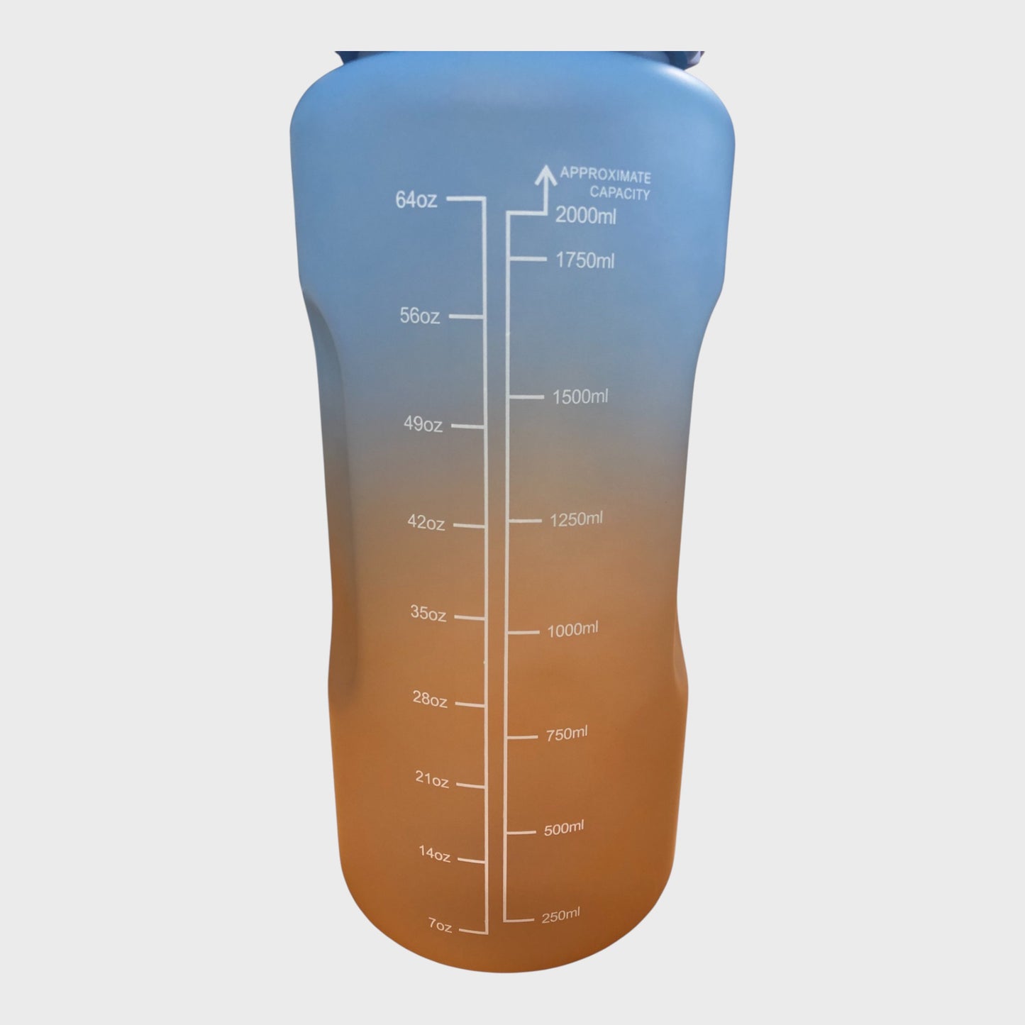 Assorted Gradient Coloured 2 Litre Water Bottle With Carry Handle