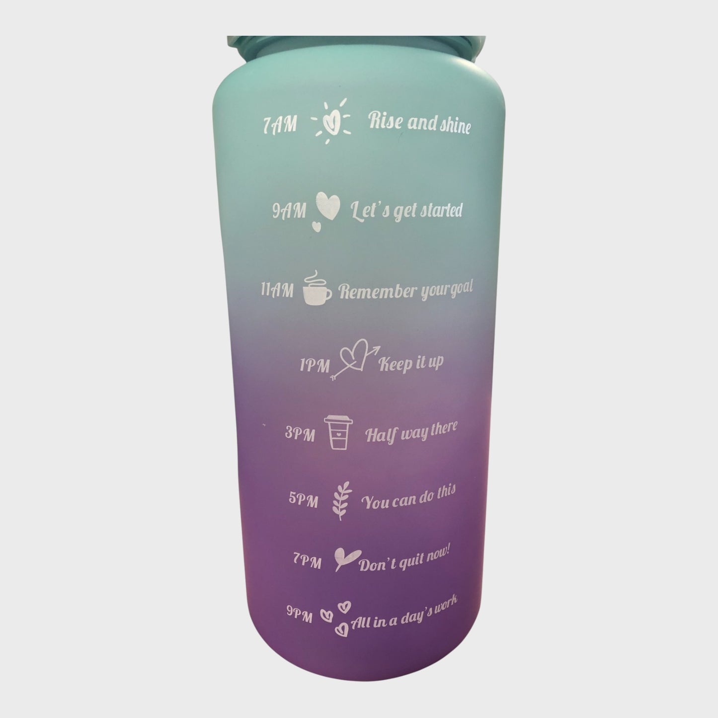Assorted Gradient Coloured 2 Litre Water Bottle With Carry Handle