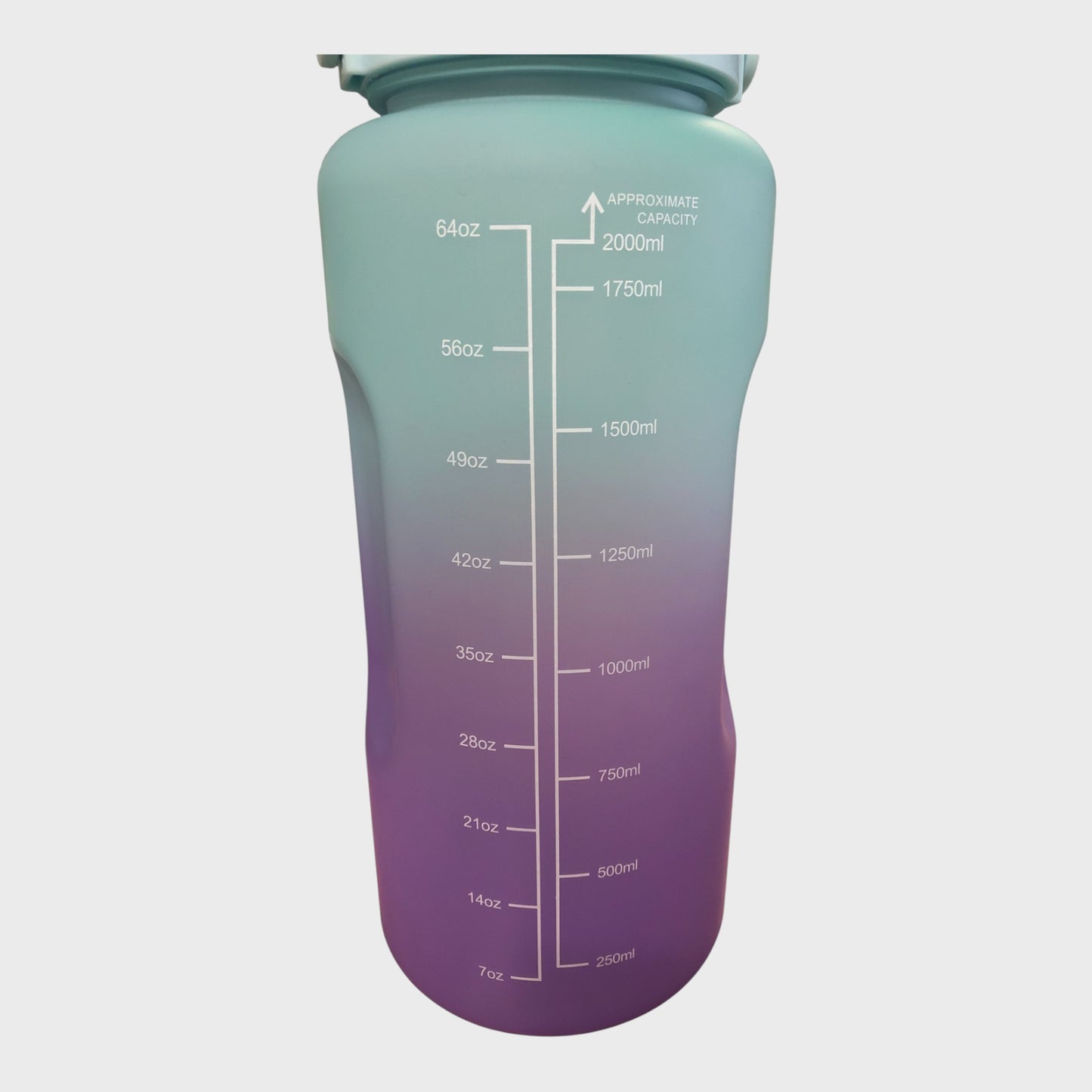 Assorted Gradient Coloured 2 Litre Water Bottle With Carry Handle