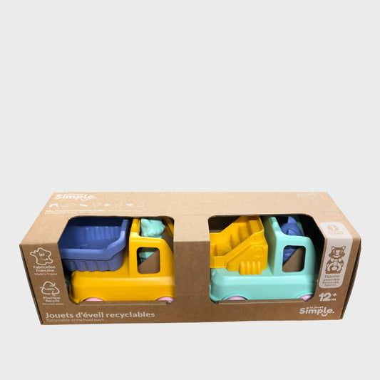Simple Toys My First Trucks Fire and Dump 2 Pack