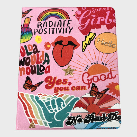 Pink 70's Themed Tablet Case - For iPad Pro 12.9
