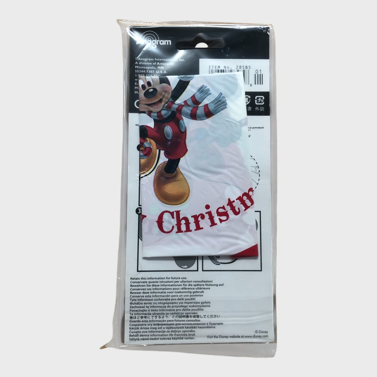 Mickey Mouse Inflate - A - Fun Pack of 5 Christmas Balloons