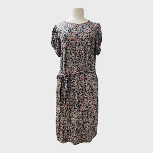 Branded Paisley Jersey Mini Dress