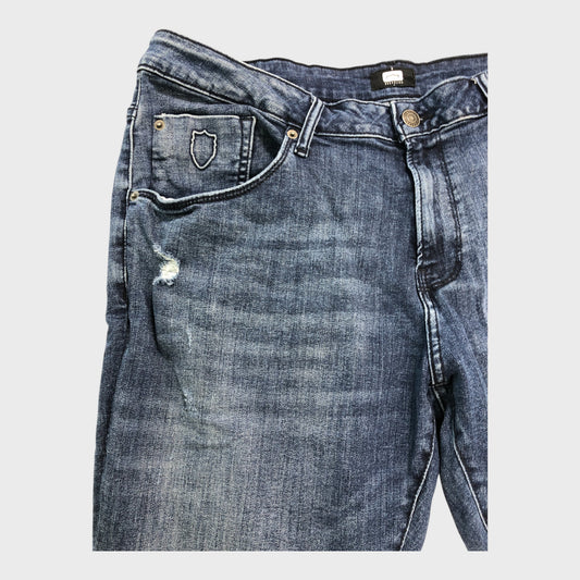 883 Police Blue Slim Fit Jeans - Waist 38"