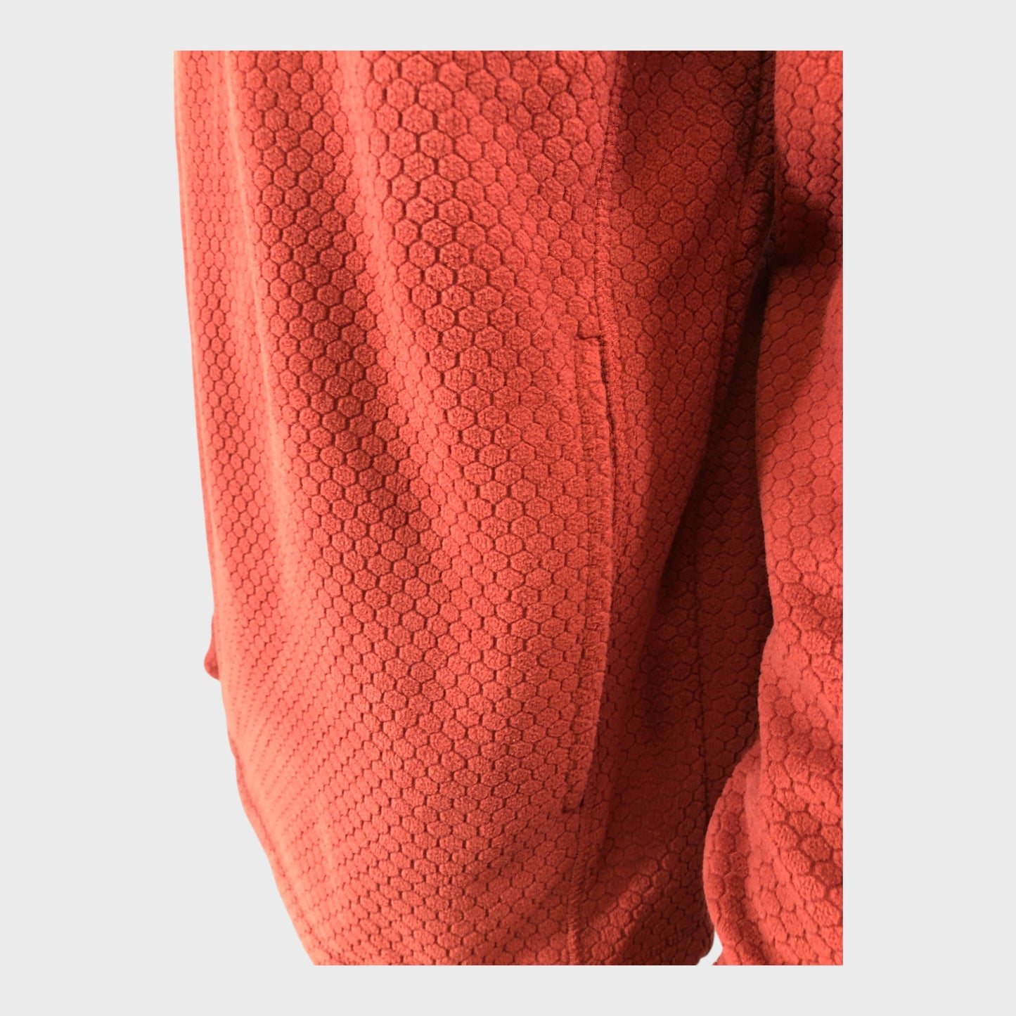 Branded Hexagon Quarter Zip Fleece - Size Medium