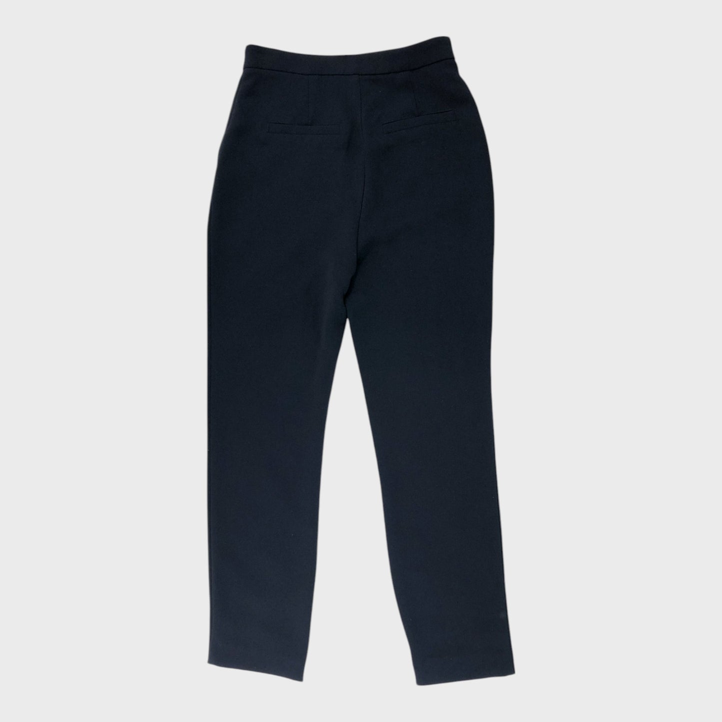 Branded Gold Button Pleated Trousers