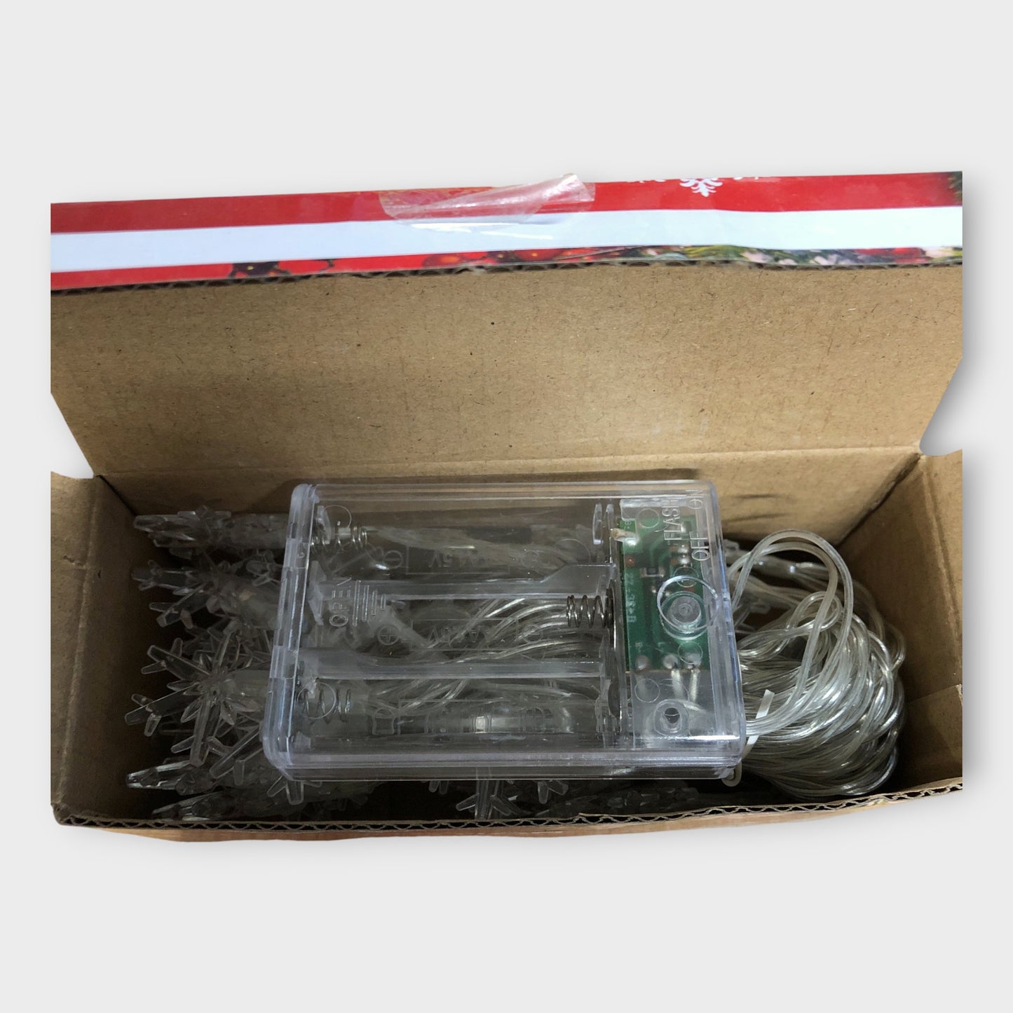 MULTI FUNCTION Christmas String Lights Snowflake Battery Operated