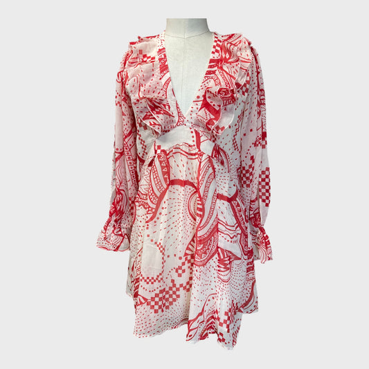 Women's Tribal Pattern Petite Mini Dress