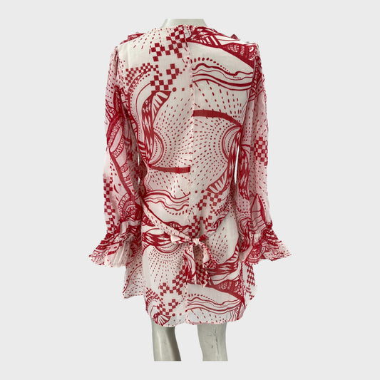 Women's Tribal Pattern Petite Mini Dress