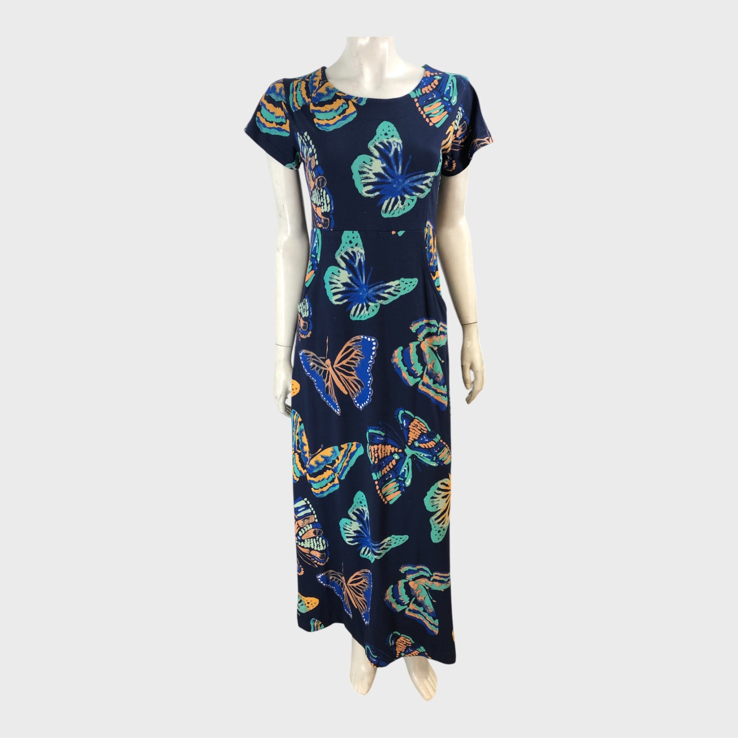Branded Printed Maxi Dress - Size 10