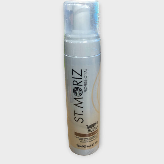 ST. MORIZ Professional Tanning Mousse Medium 200ml Aloe Vera Vitamin E