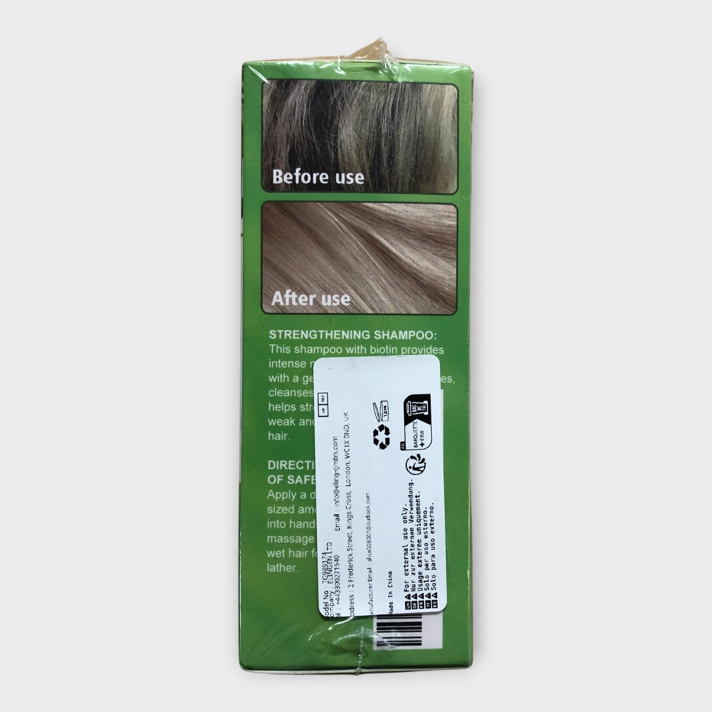 JAYSUING Rosemary Strengthening Shampoo 100ml Hair Growth Repair
