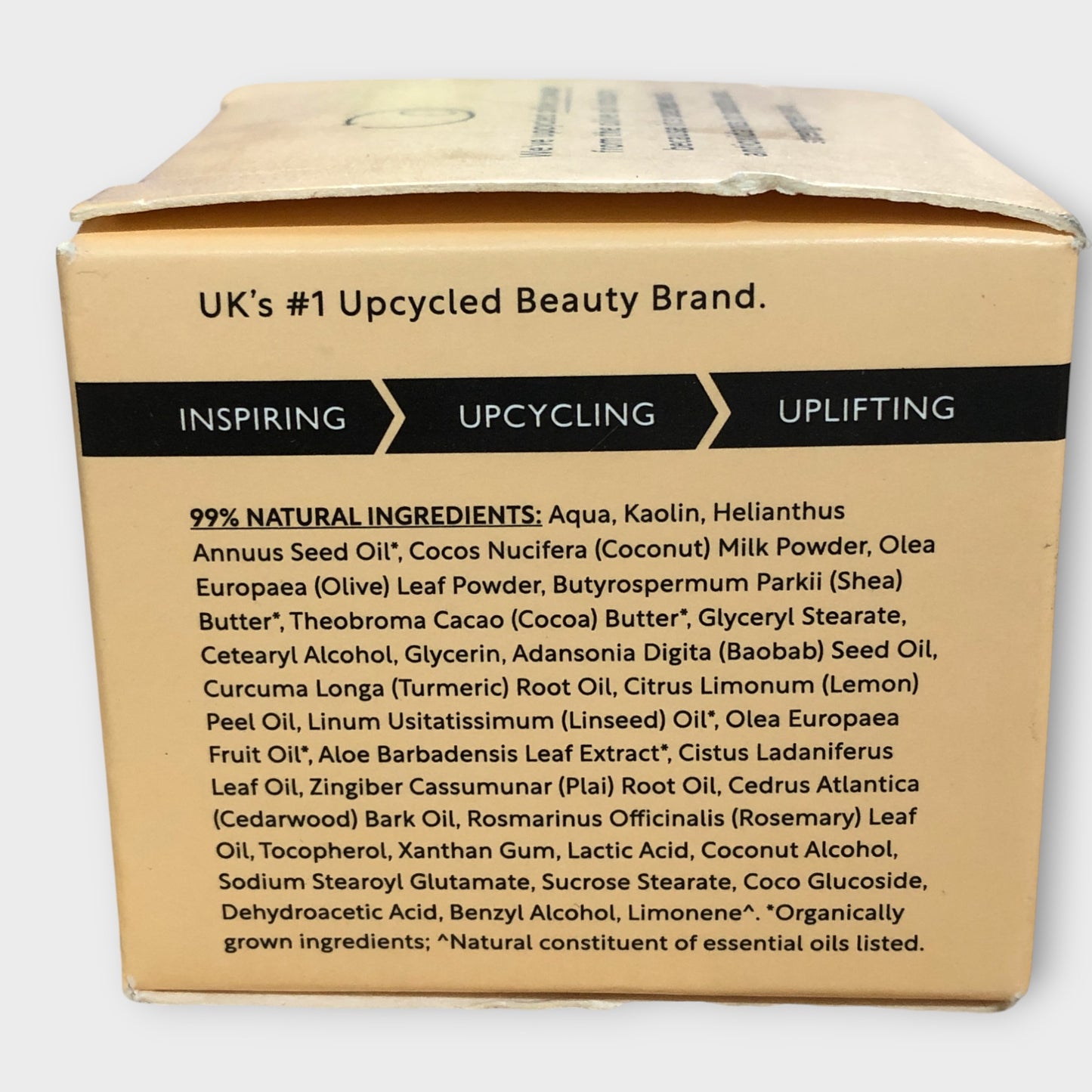 UPCIRCLE Face Mask With Kaolin Clay 60ml Vegan Natural Clarifying Brighten
