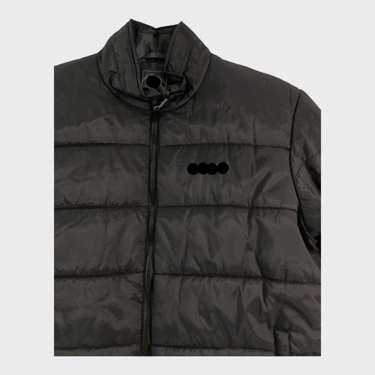 Branded Black Insulated Jacket - Size Medium