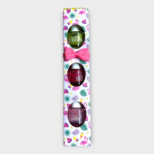 SNAILS Washable Nail Polish Set Kids Collection Water-Based 3 Colours Gift