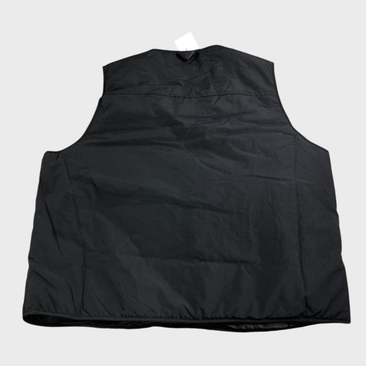 River Island BLACK Utility Vest Men's Sleeveless Jacket Multiple Pockets Casual Lightweight