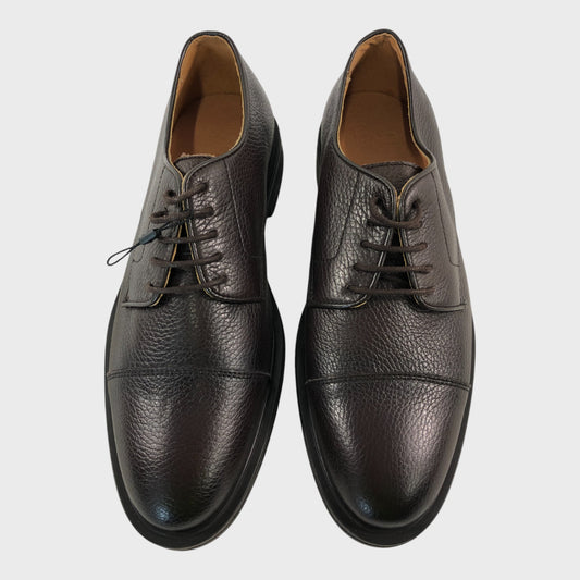 Mango Brown Leather Shoes - Size UK 9