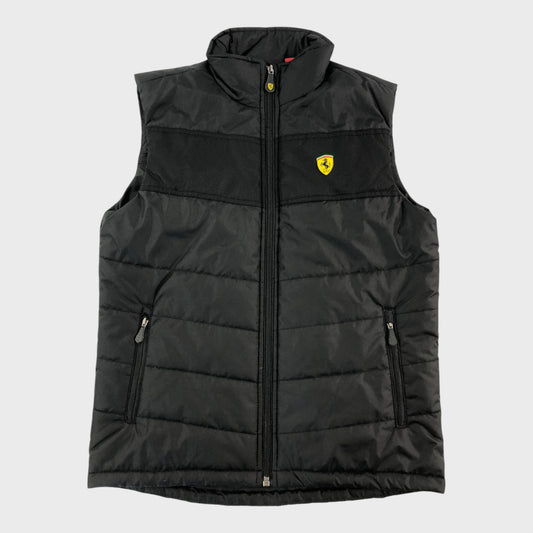 Scuderia Ferrari Black Gilet - Size Small