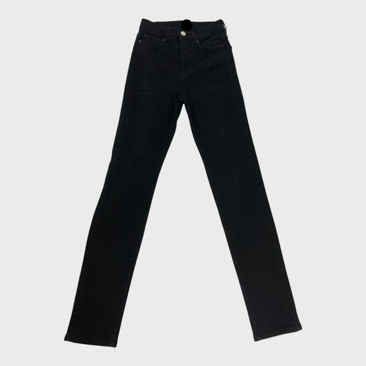 Branded Washed Black Straight Skinny Jeans