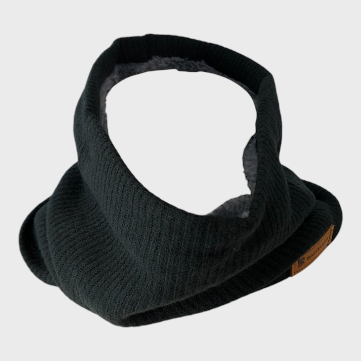 Black Blue Cowl Snood Neck Warmer Fleece Lined Scarf Pack Of Two