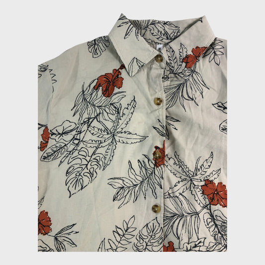RVCA Tropical Printed Shirt - Size Medium
