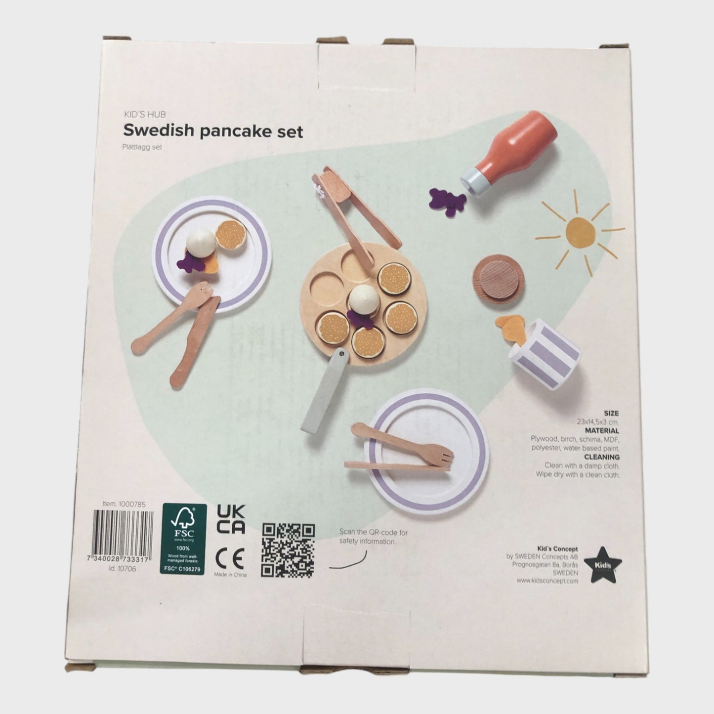 Kid's Concept Wooden Swedish Pancake Kitchen Toy