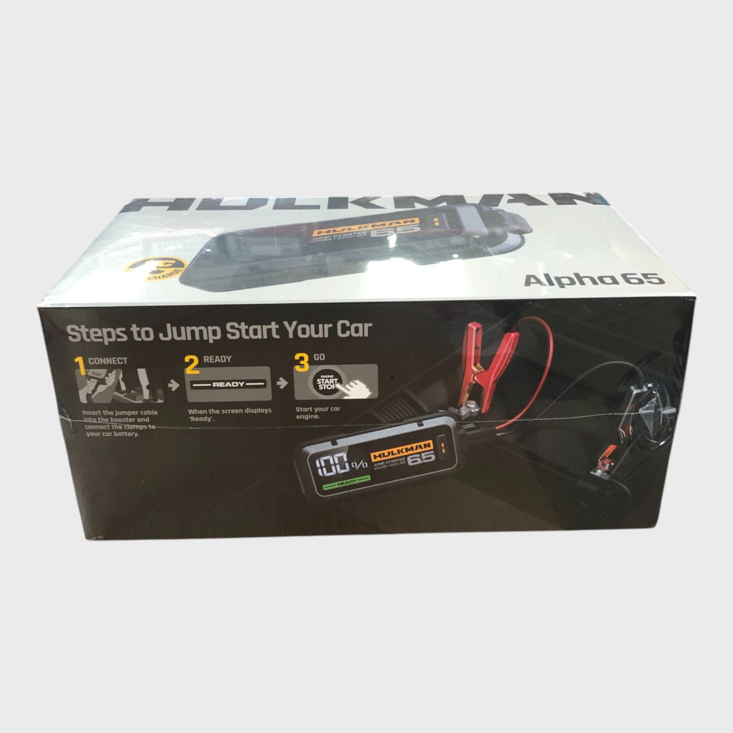 HULKMAN Alpha 65 Jump Starter Portable 6.5L Gas 4.0L Diesel Power Bank