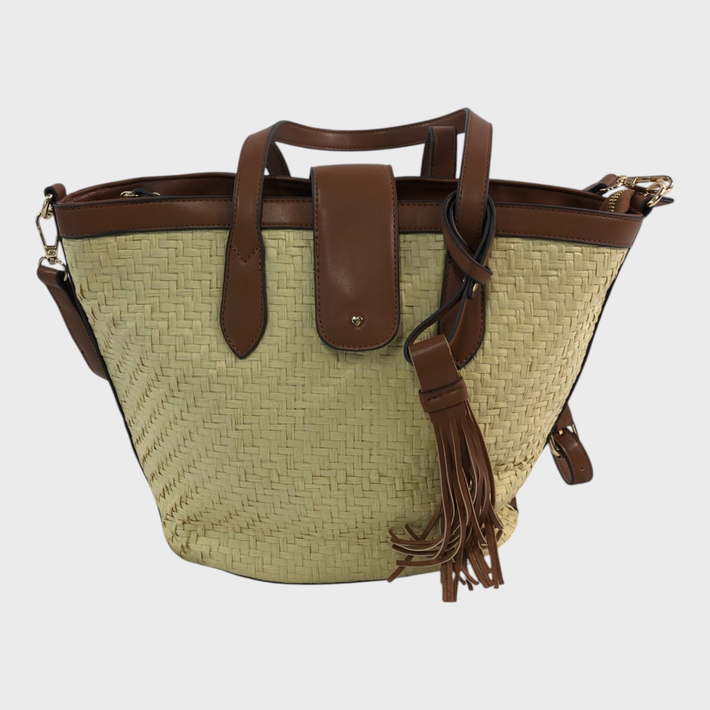 Johnny Loves Rosie Woven Tote Bag