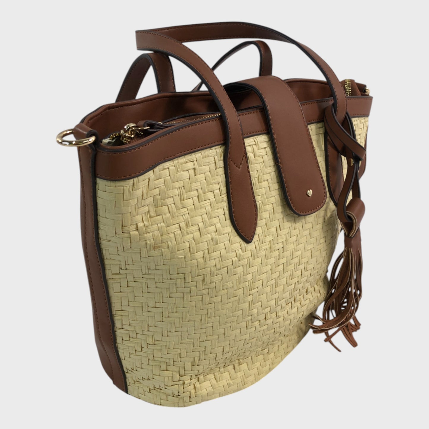 Johnny Loves Rosie Woven Tote Bag