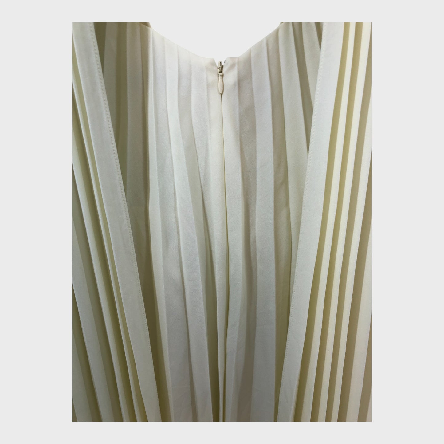 Reiss Lemon Pleated Cape Midi Dress - Size 6