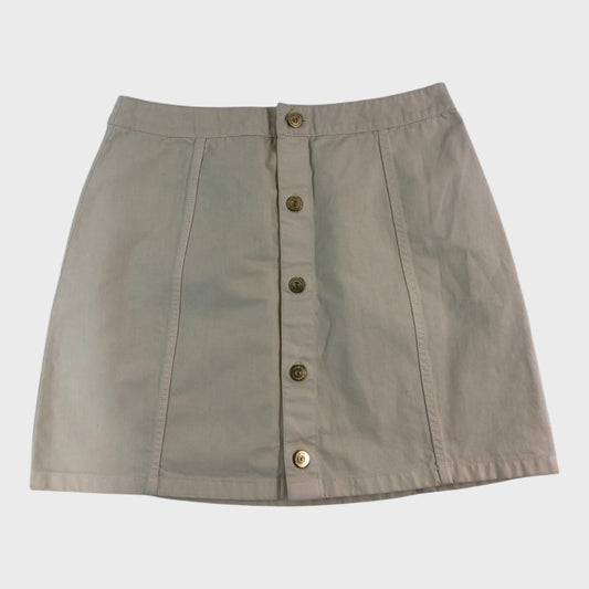 Barbour Stone Denim Skirt - Size 10