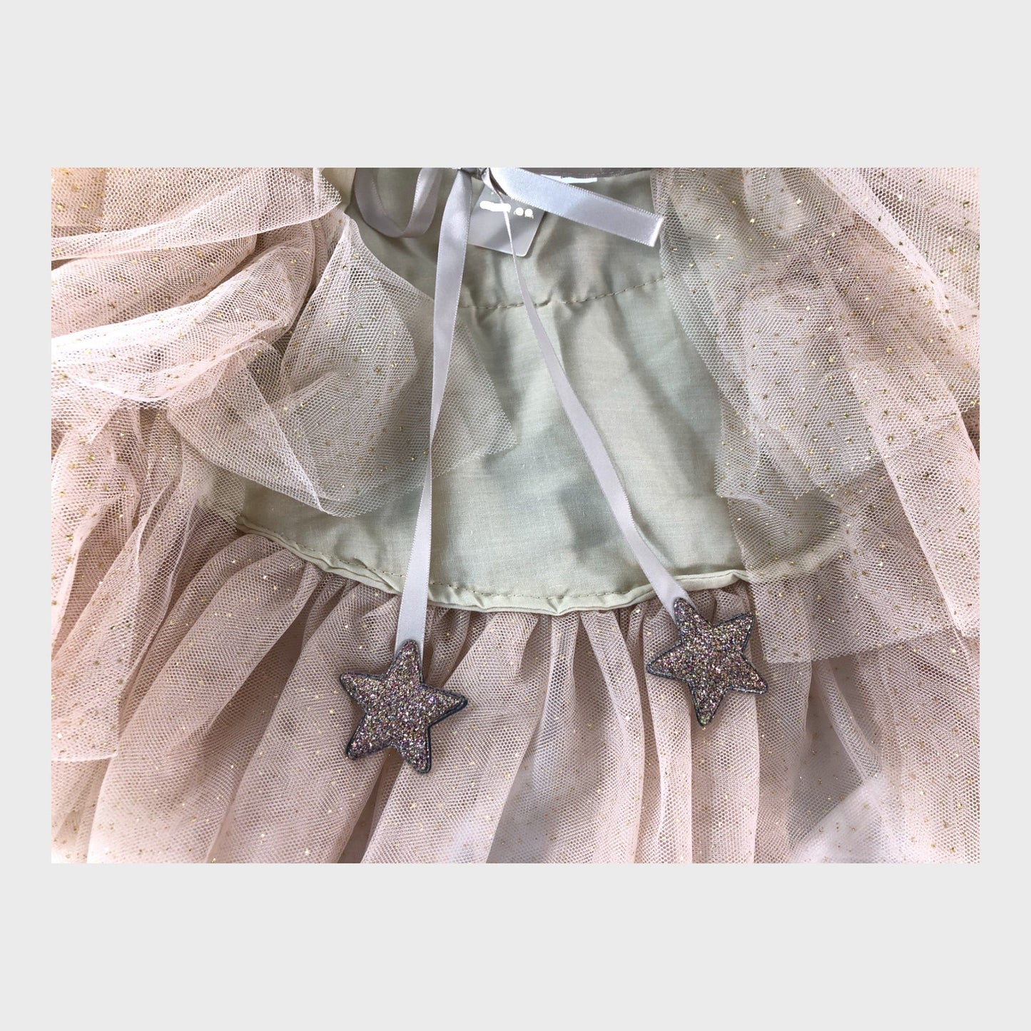 Ruffle Tier Sparkle Cape