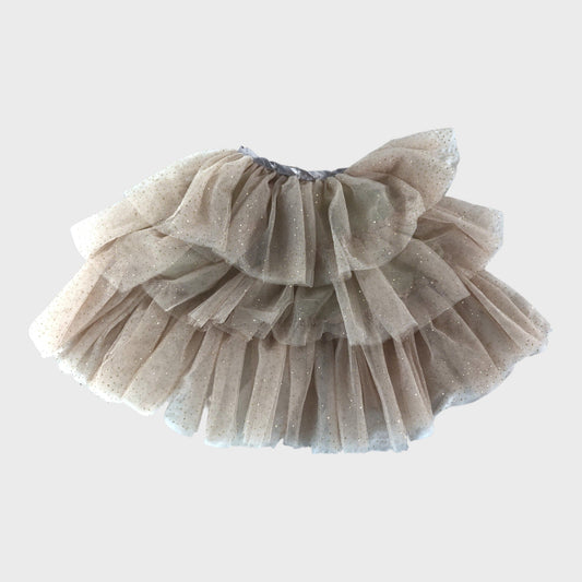 Ruffle Tier Sparkle Cape