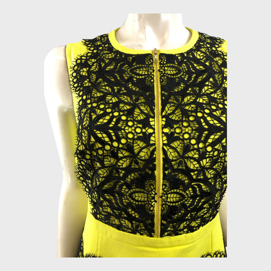 Branded Neon Lace Dress - Size 10