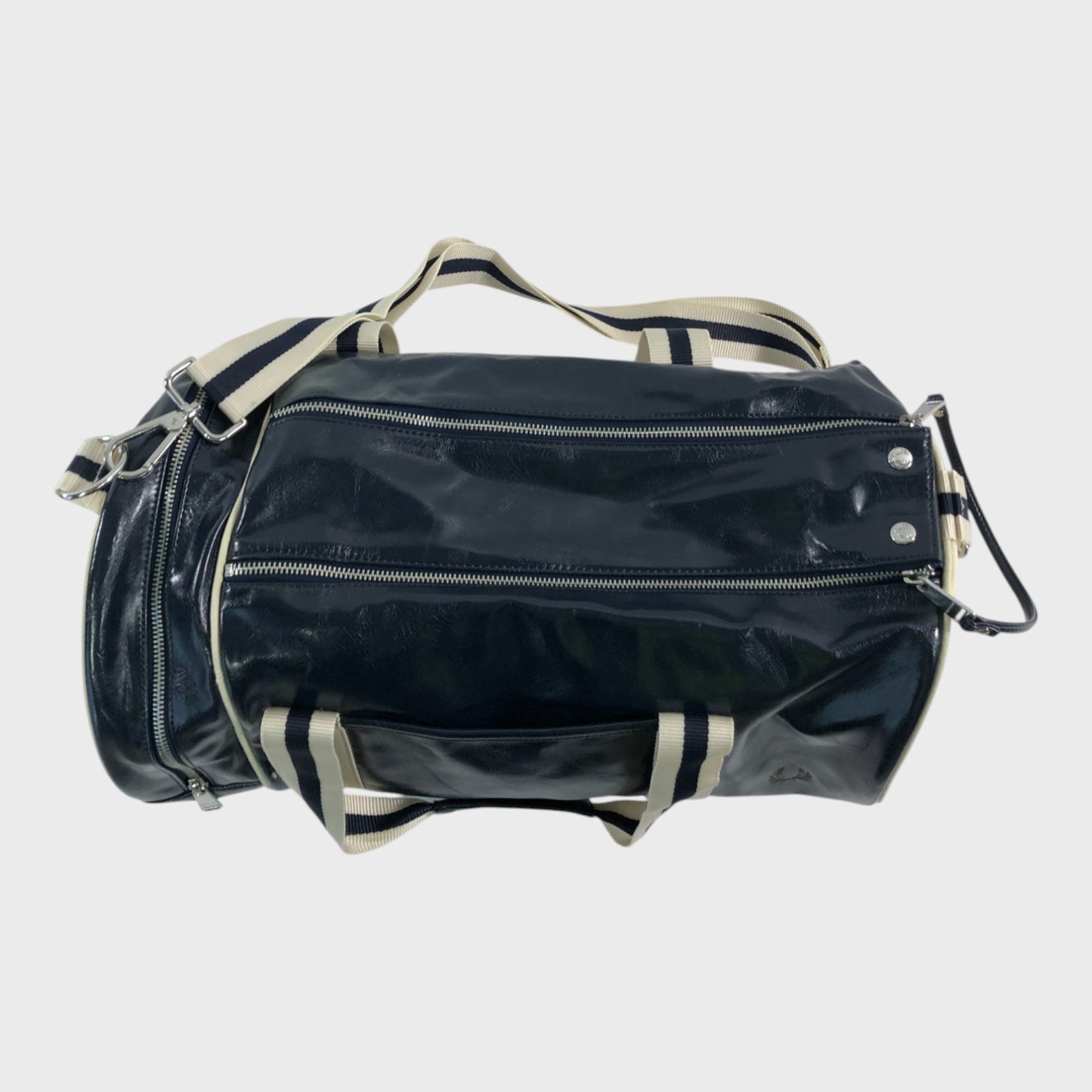 Fred Perry Navy Barrel Bag