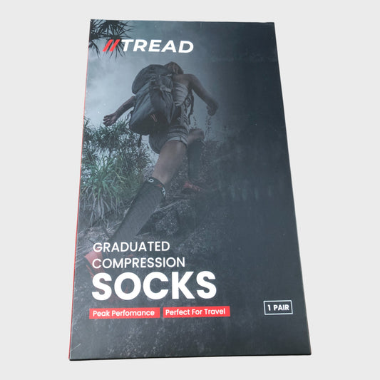 Tread Yellow Graduated Compression Socks - Size XXL