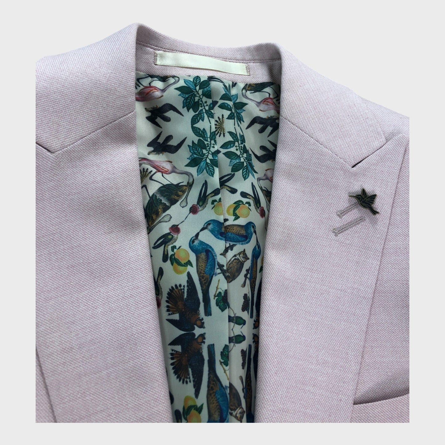 ANTIQUE ROGUE Blazer Men's Pink Polyester Blend