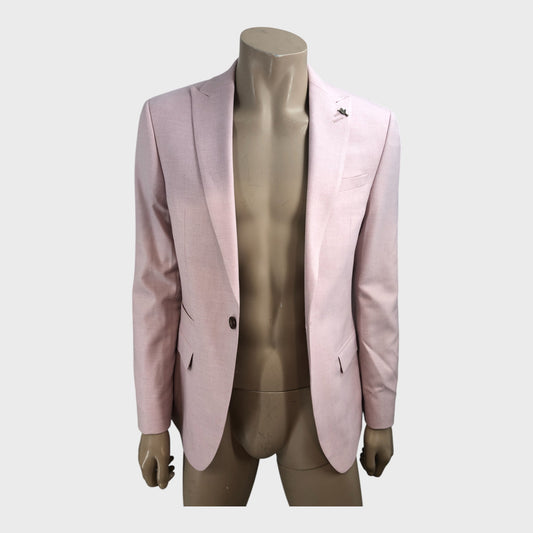 ANTIQUE ROGUE Blazer Men's Pink Polyester Blend