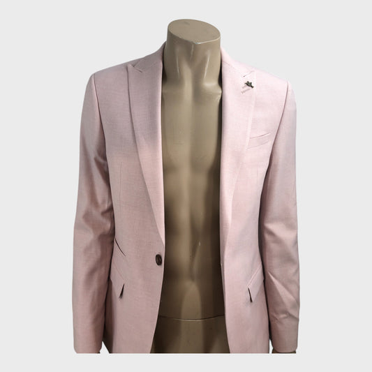 ANTIQUE ROGUE Blazer Men's Pink Polyester Blend